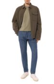 Брюки из хлопка и льна Stefano Ricci MFT41B3110/T205BL фото 2