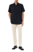 Рубашка из хлопка и шелка Giorgio Armani 4SGCC099/T04S7 фото 2