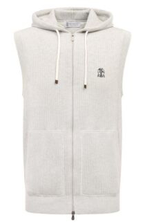 Хлопковый жилет Brunello Cucinelli
