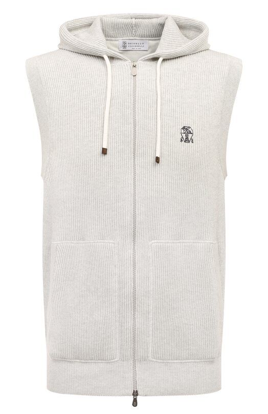 Хлопковый жилет Brunello Cucinelli M2920B2308 фото 1