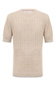 Джемпер изо льна и хлопка Brunello Cucinelli M2L70B2273 фото 1