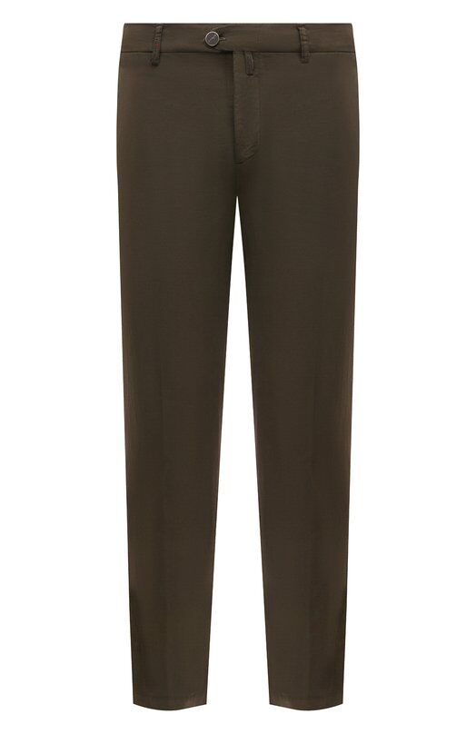Хлопковые брюки Kiton UFPPEK0606D фото 1