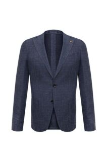 Пиджак из шерсти и льна Sartoria Latorre