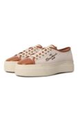 Комбинированные кеды Santoni WBGE612410SSTTW8I57 фото 1