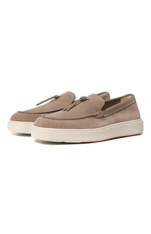 Замшевые лоферы Santoni MBCD21439BARCSB5U48 фото 1