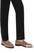 Замшевые пенни-лоферы Hill Santoni MCHG18750PC6SSG5E82 фото 3