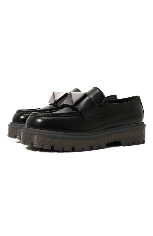 Кожаные лоферы One Stud Valentino 3W2S0HD4IJW фото 1