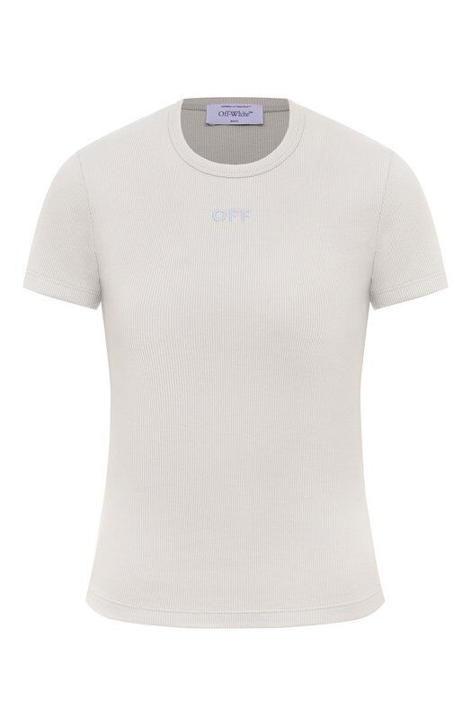 Хлопковая футболка Off-White 0WAA065S24JER001 фото 1