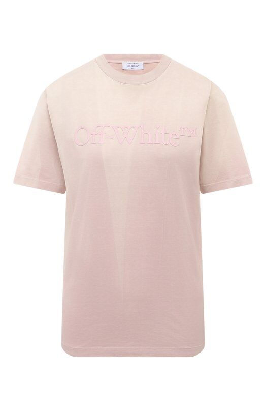 Хлопковая футболка Off-White 0WAA049S24JER001 фото 1
