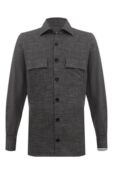 Рубашка из шерсти и шелка Kiton UMC016K0643C фото 1