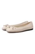 Кожаные балетки Elme Jimmy Choo ELME FLAT/NAP фото 1