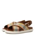 Комбинированные сандалии Fussbett Marni FBMS013801/P6744 фото 1
