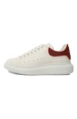 Кожаные кеды Oversized Alexander McQueen 727394/WHXMT фото 4