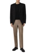 Брюки из шерсти и льна Zegna 718F00A7/75TB12 фото 2