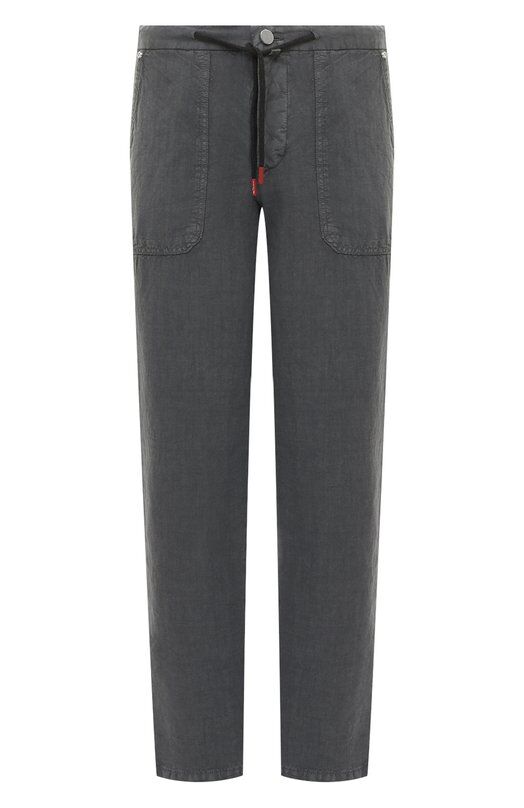 Льняные брюки Kiton UFPANTK0605D фото 1