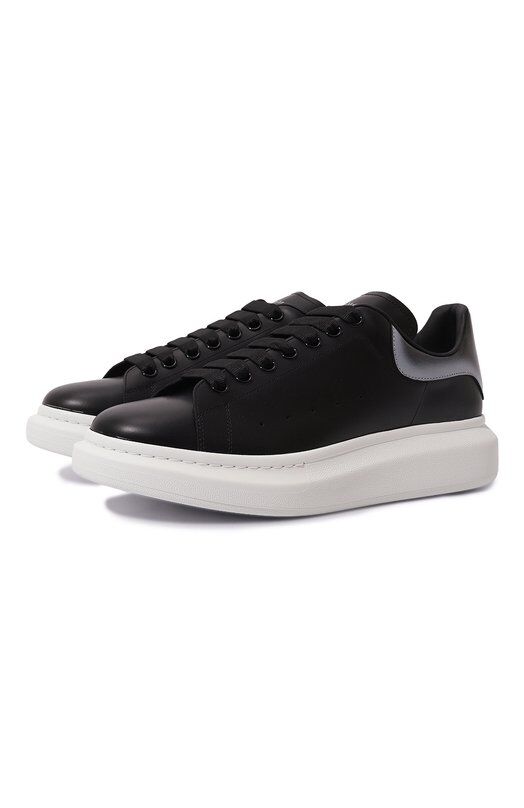 Кожаные кеды Oversized Alexander McQueen 777367/WIE9G фото 1