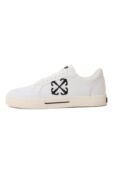 Текстильные кеды New Low Vulcanized Off-White 0MIA293S24FAB001 фото 4