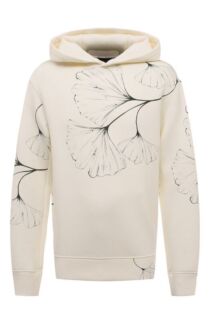 Худи из вискозы Emporio Armani