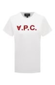 Хлопковая футболка A.P.C. C0BQX-F26944 фото 1