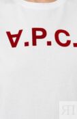 Хлопковая футболка A.P.C. C0BQX-F26944 фото 5
