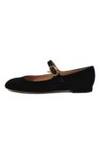 Бархатные балетки Mary Ribbon Gianvito Rossi G22164.05RIC.VELNER0 фото 4