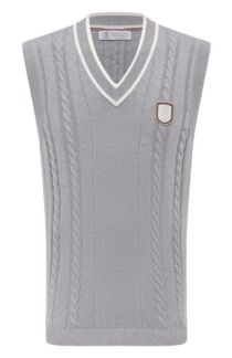 Хлопковый жилет Brunello Cucinelli