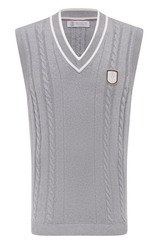 Хлопковый жилет Brunello Cucinelli M2870B2264 фото 1