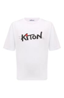 Хлопковая футболка Kiton