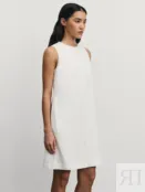 Укороченное платье изо льна Zarina ZR2506012913-2 фото 4