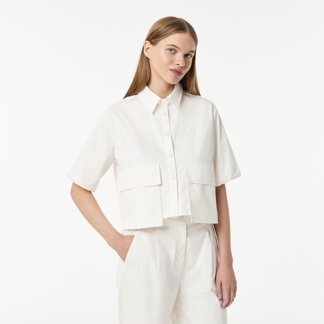 Женская рубашка Lacoste из эластичного хлопка фото 1