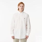 Мужская рубашка Lacoste из смеси хлопка и льна фото 1