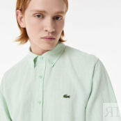 Мужская рубашка Lacoste из смеси хлопка и льна фото 3