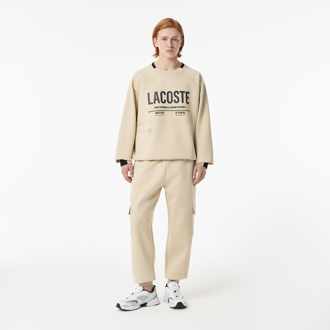 Мужские спортивные брюки Lacoste из эластичного хлопка фото 1