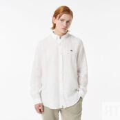 Мужская льнаная рубашка Lacoste фото 1