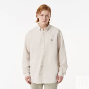Мужская рубашка Lacoste из смеси хлопка и льна фото 1