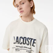Мужская футболка Lacoste из хлопка фото 3
