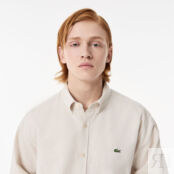 Мужская рубашка Lacoste из смеси хлопка и льна фото 3