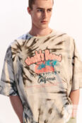 Футболка oversize с эффектом тай-дай и принтом befree 4680704793390 фото 2