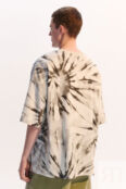 Футболка oversize с эффектом тай-дай и принтом befree 4680704793390 фото 4