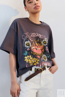 Футболка oversize с принтом befree