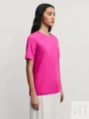 Базовая футболка из хлопка Zarina W_REGULAR10-91 фото 4
