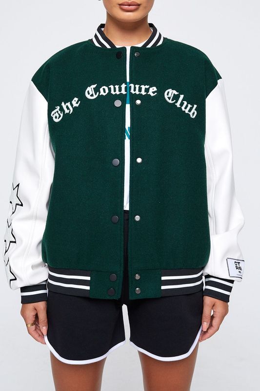 Бомбер с принтом The Couture Club фото 1