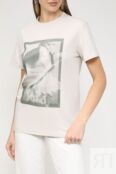 Хлопковая футболка с принтом Calvin Klein фото 1