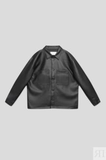 Рубашка из искусственной кожи с карманами Calvin Klein Jeans