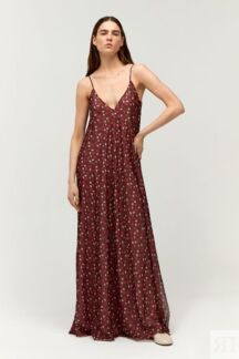 Сарафан на бретелях расклешенный с принтом Fashion Rebels