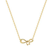 Колье Pierced Bow Necklace - Gold VIVA LA VIKA фото 1