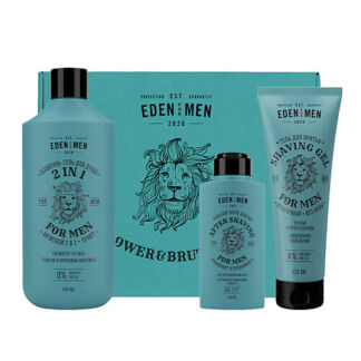 EDEN Подарочный набор  For men шампунь-гель 2 в 1+гель для бритья прозрачны