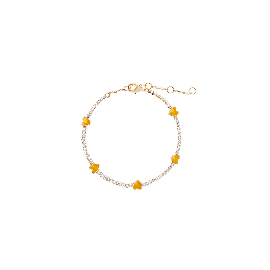 Браслет Yellow Hearts Bracelet DÉJÀ VU фото 1