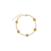Браслет Crystal Yellow Smiley Face Bracelet DÉJÀ VU фото 1