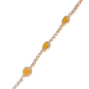 Браслет Crystal Yellow Smiley Face Bracelet DÉJÀ VU фото 3